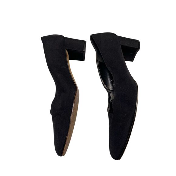 Bandolino Ivory Strappy Heels 9.5M Faux Leather Open Toe Sandals Bridal Prom - Picture 7 of 11